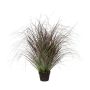 Herbe artificielle Pennisetum PONZA en pot décoratif, givré, blanc-vert, 95cm