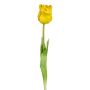 Fleur artificielle Tulipe perroquet DOVLE, jaune, 45cm