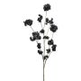 Branche artificielle Cerisier du Japon VORLUN avec des fleurs, noir, 130cm