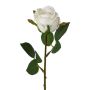 Fleur artificielle Rose EMBERY, blanc, 45cm, Ø6cm