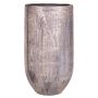 Vase à fleurs en céramique AETIOS, dégradé, or-marron, 35cm, Ø18cm