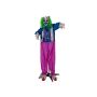 Clown monstre d'Halloween MOREDO avec fonction sonore et de mouvement, LEDs, 50x70x160cm