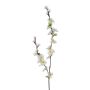 Branche artificielle de cerisier du Japon SLORIX avec des fleurs, blanc, 85cm
