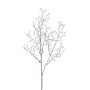 Branche décorative Corail ZORVEK, givré, blanc-brun, 70cm