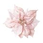Étoile de Noël en velours SINFE, rose, Ø 18 cm