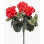 Géranium artificiel BAKLIN sur tige, crossdoor, rouge, 40 cm