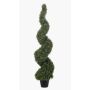 Buis artificiel en spirale TOM, pot décoratif, crossdoor, 150 cm