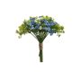 Bouquet de gypsophile artificiel LITAGO, vert-bleu-crème, 23cm