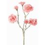 Branche d'œillet artificielle STURYN, rose clair, 55 cm, Ø 2,5-6 cm