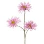 Branche artificielle de chrysanthème LASDIM, violette, 75 cm, Ø 11 cm