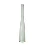 élancé Verre Vase bouteille NASTASYA, blanc, 54cm, Ø9cm
