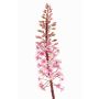 Fleur artificielle : lys à crête ZERFIM, rose-vert, 90 cm