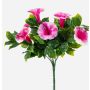 Fleur artificielle pétunia FINVON sur tige, crossdoor, rose, 27 cm
