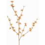 Branche artificielle de hamamélis XYLA, fleurs, orange-jaune, 120 cm, Ø 5 cm
