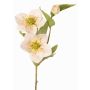 Branche artificielle de rose de Noël SUNMYN, crème, 55 cm, Ø 8-10 cm