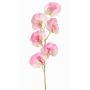 Fleur artificielle Lathyrus WAHNY, rose-blanc-vert, 45 cm, Ø 5,5 cm
