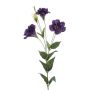 Fleur artificielle Lisianthus IRONA, violet foncé, 80cm
