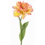 Tulipe artificielle « Perroquet » STEFANIE, jaune-rose, 65 cm, Ø 14 cm