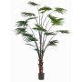 Livistona rotundifolia artificiel SIRRAH, vert, 240cm