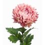 Fleur artificielle Chrysanthème LAZO, vieux rose, 75cm