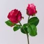 Fleur artificielle Rose RENATUS, fuchsia-rose, 45cm, Ø6-8cm