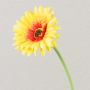 Fleur artificielle Gerbera TEUDELINDE, jaune, 55cm, Ø8cm