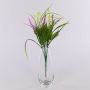 Bouquet décoratif SIVIKELO, muguet, lavande, piquet, violet-blanc, 40cm