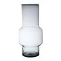 Vase en verre FORTUNATO, recyclé, transparent, 30cm, Ø14cm