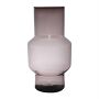 Vase en verre FORTUNATO, recyclé, violet-transparent, 40cm, Ø24cm