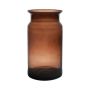 Vase décoratif en verre HANNA EARTH, brun-transparent, 29,5cm, Ø15cm
