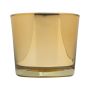 Pot de fleurs en verre ALENA SHINY, or brillant, 12,5cm, Ø14,5cm