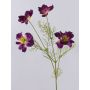 Branche de fleurs décorative Cosmos PRESTIOSA, violet-vert, 75cm