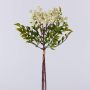 Branche de sorbier des oiseaux en plastique ELNATAN en botte, fruits, crème-blanc, 30cm