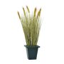 Blé artificiel GERTRUD avec épis, pot décoratif, vert-jaune, 60cm
