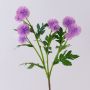 Branche fleurie artificielle Chardon boule TRAUDLINDE, lilas, 55cm