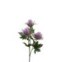 Fausse branche fleurie Eryngium ERKENHILDE, lilas, 65cm