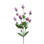 Branche fleurie décorative Amarante boule THUSNELDA, lilas, 70cm