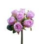 Bouquet de roses artificielles MURINET, lilas, 35cm