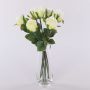 Bouquet de roses artificielles MURINET, blanc-crème, 35cm