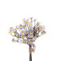 Fleur artificielle Botte de chrysanthèmes WEMKE, lilas clair-bleu, 35cm