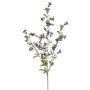 Branche artificielle déco Campanule AIMI, lilas foncé-blanc, 120cm, Ø3-5cm