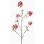 Branche artificielle de cerisier ornemental SLIRKO avec fleurs, rose foncé, 115 cm