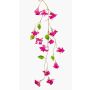 Branche artificielle de bougainvillier NEMOR avec fleurs, violette, 110 cm