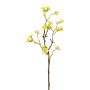 Branche décorative de fleurs des sept fils du Zhejiang GRIMKO, jaune, 50cm
