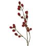 Branche décorative de mûre URUMA avec fruits, rouge, 90 cm