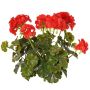 Géranium artificiel MALINA sur tige, crossdoor, rouge, 40 cm