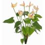 Anthurium artificiel NAKITA sur tige, rose-crème, 50cm