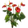 Anthurium artificiel NAKITA sur tige, rouge, 50 cm