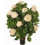 Hortensia artificiel PINDO, rose-crème, 95cm