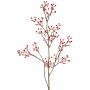 Branche décorative de rosier sauvage HIKERNO avec cynorrhodons, rouge, 100 cm